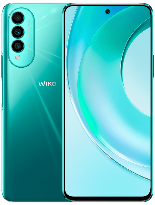 WIKO T50 displayed from front and back view
