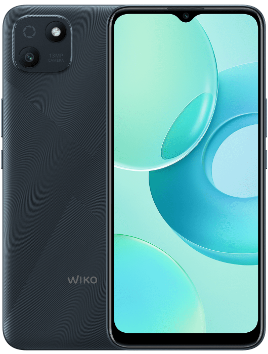 WIKO T10 displayed from front and back view