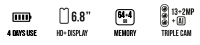 POWER U30 (64+4GB) main specifications