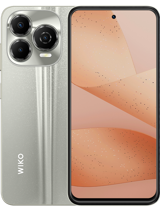 WIKO T21 displayed from front and back view