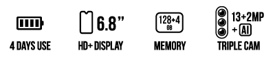POWER U30 (128+4GB) main specifications