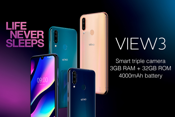 WIKO VIEW3. TRIPLE CAMERA. 2 DAYS USE. LARGE MEMORY.   