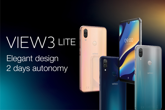 WIKO VIEW3 LITE. LARGE DISPLAY. MORE STORAGE. 2 DAYS USE. 