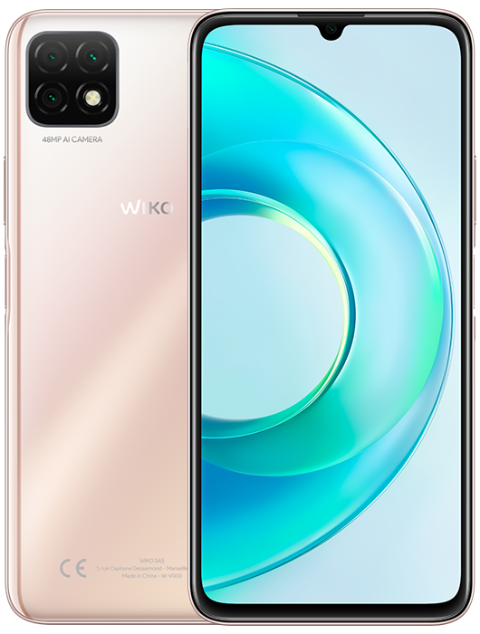 WIKO T3 displayed from front and back view