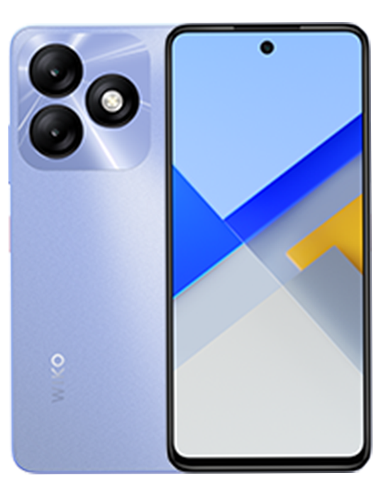 WIKO T40 displayed from front and back view