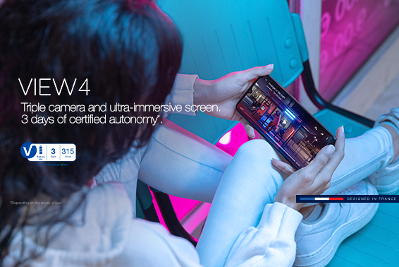 SmartViser certifies 3 days of autonomy for the Wiko View4!