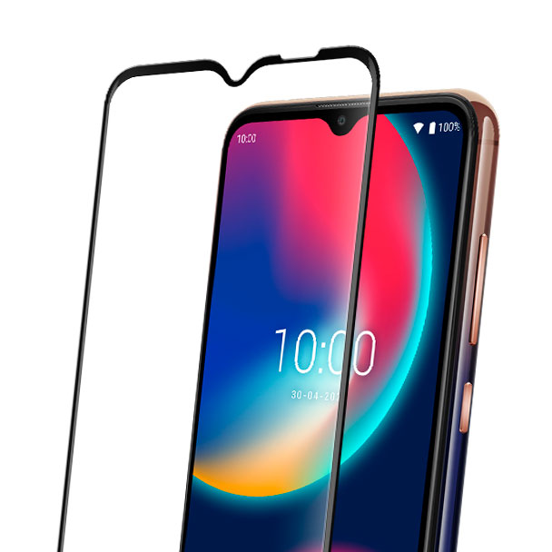 Printed tempered glass on Wiko's smartphone