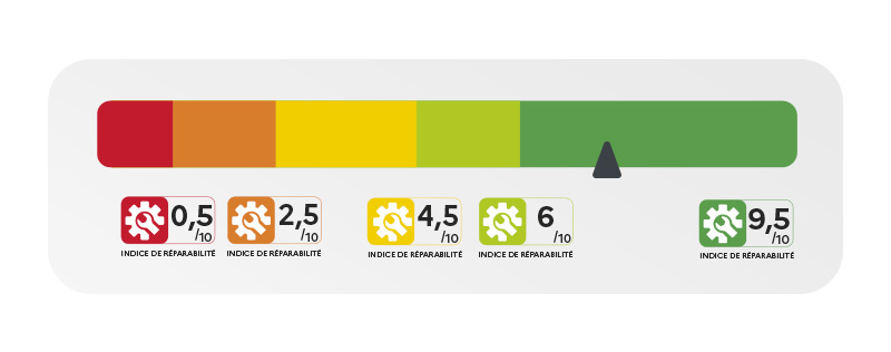 reparability index scale